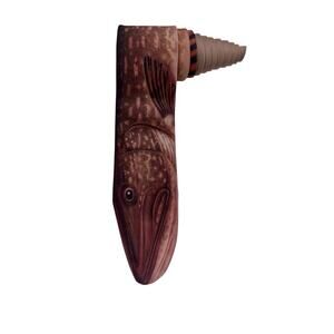 Ralph Marlin 1996 Northern Pike Fish Vintage Novelty Necktie Polyester